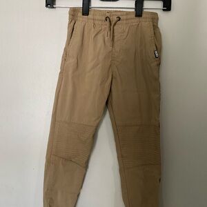 Kids DKNY Tan Jogger Pants